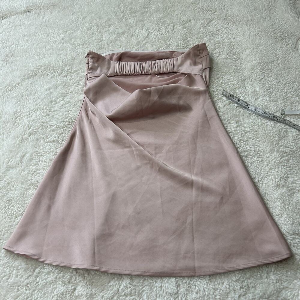 Princess Polly Phillipa Pink Strapless Mini Dress Preppy College City Glam Sz 2 - Picture 2 of 6